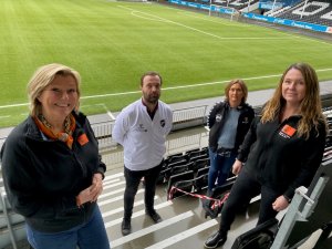 Fra venstre Signe Tynning, Einar Håndlykken, Line Refsdal og Nina Meling Haugen