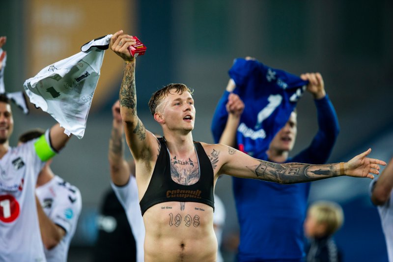 Odd - Sarpsborg 08. Odds Birk Risa etter eliteseriekampen i fotball mellom Odd og Sarpsborg 08 på Skagerak Arena.Foto: Trond Reidar Teigen / NTB scanpix