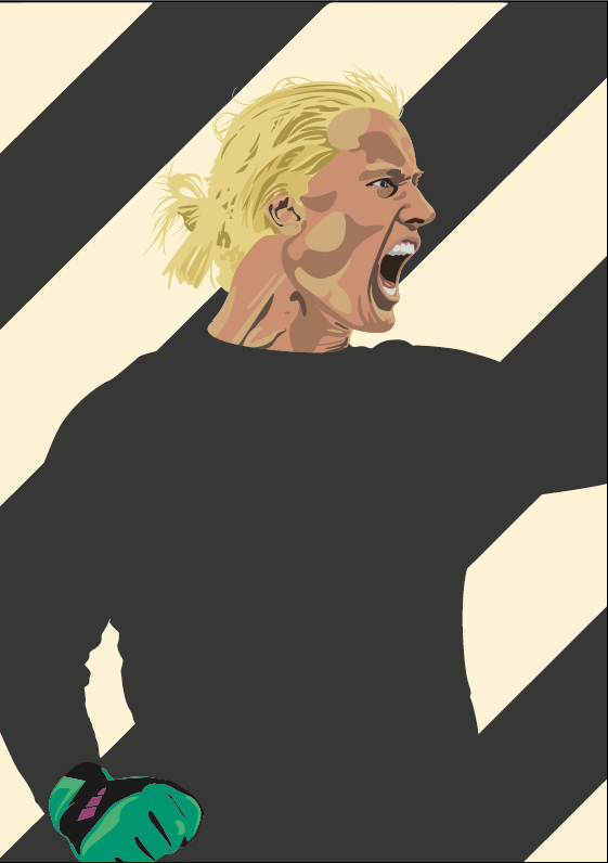 Sondre Rossbach i retrodrakt