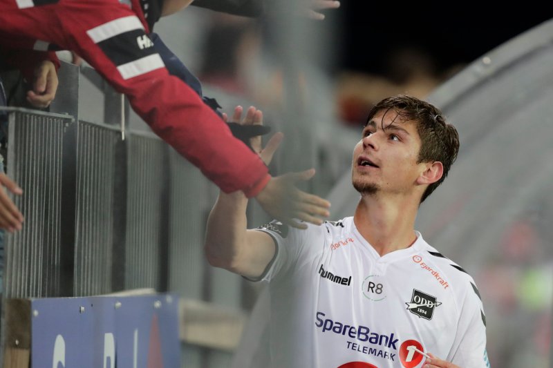 Odds Torgeir Børven etter eliteseriekampen i fotball mellom Odd og Vålerenga på Skagerak Arena i Skien lørdag kveld.Foto: Berit Roald / NTB scanpix