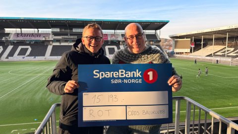 15 193 kroner fra opprykkskampene går til R.O.T.