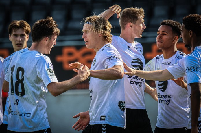 Treningskamp på Skagerak Arena 18. juli